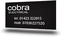 Cobra Electrical Contact Details - Telephone: 01423 340833, Mobile: 07836227520